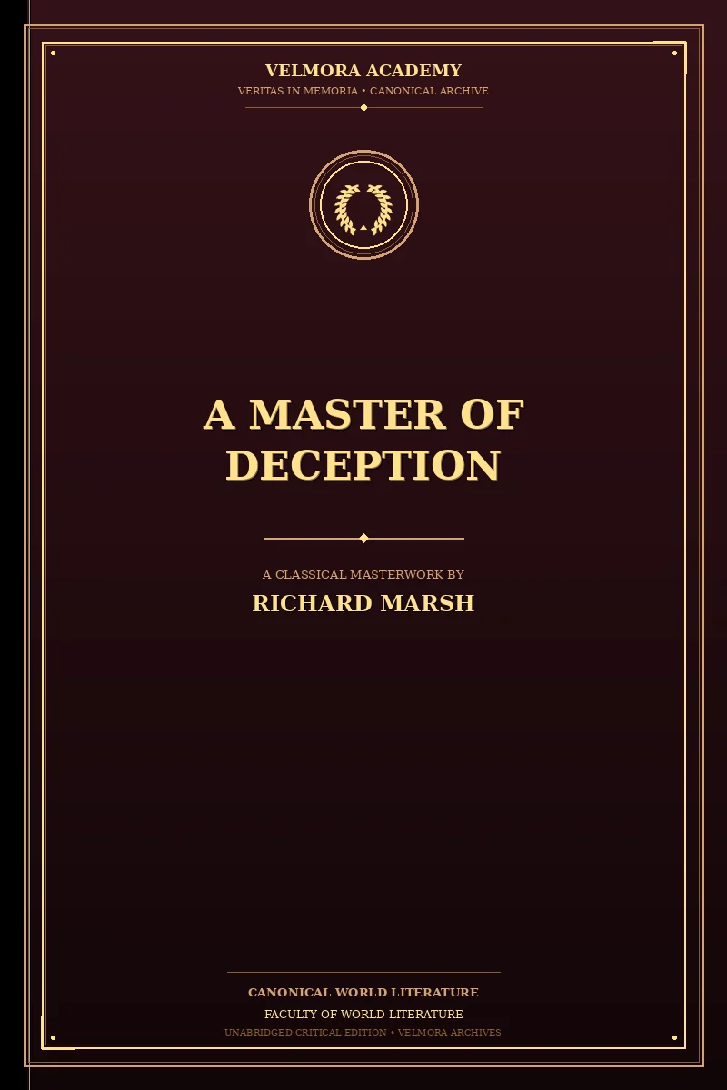 Cover of A Master of Deception