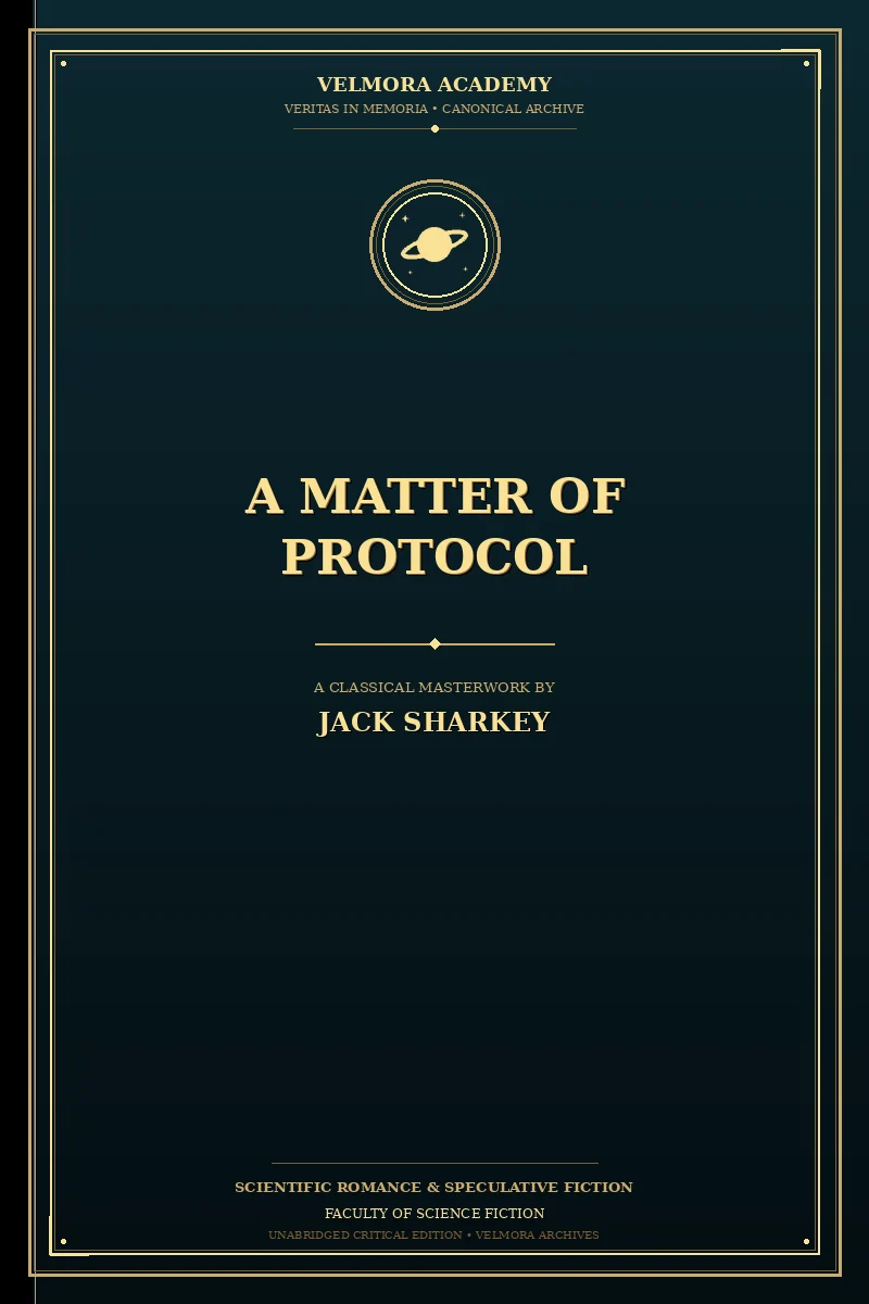 Cover of A Matter of Protocol