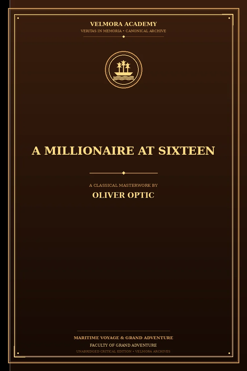 A millionaire at sixteen