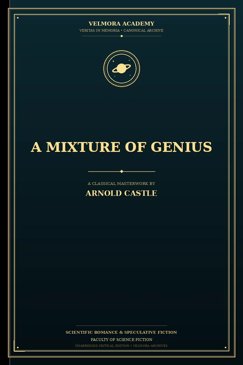 Cover of A Mixture of Genius