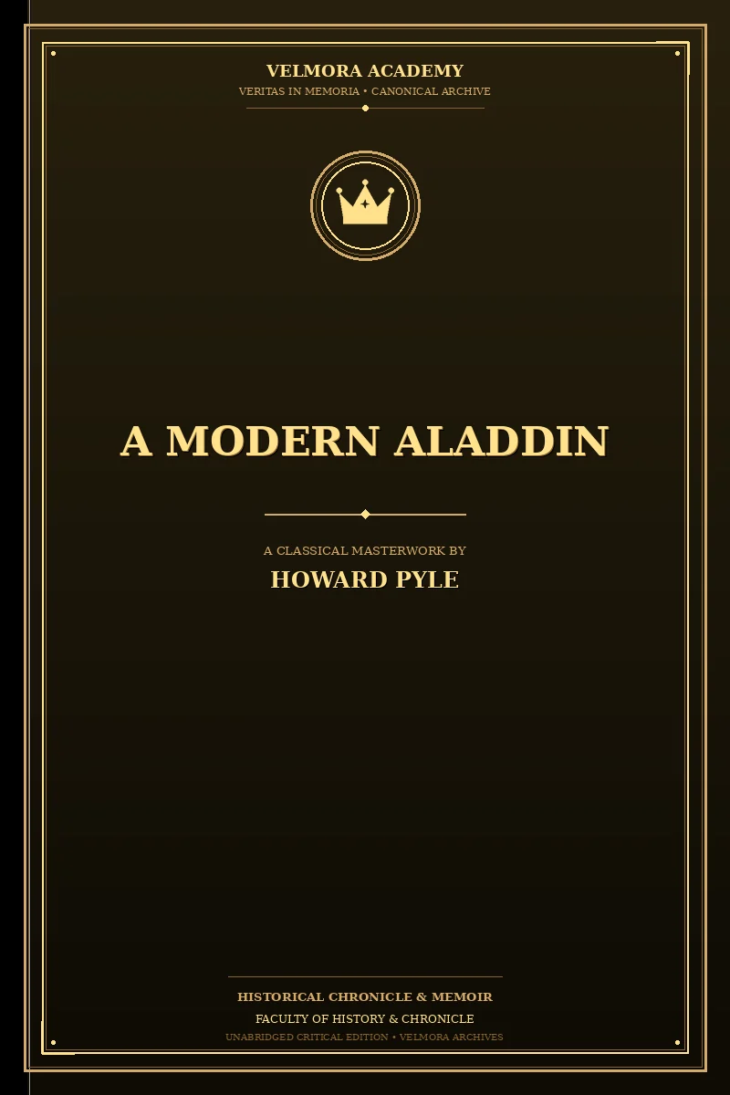 Cover of A Modern Aladdin