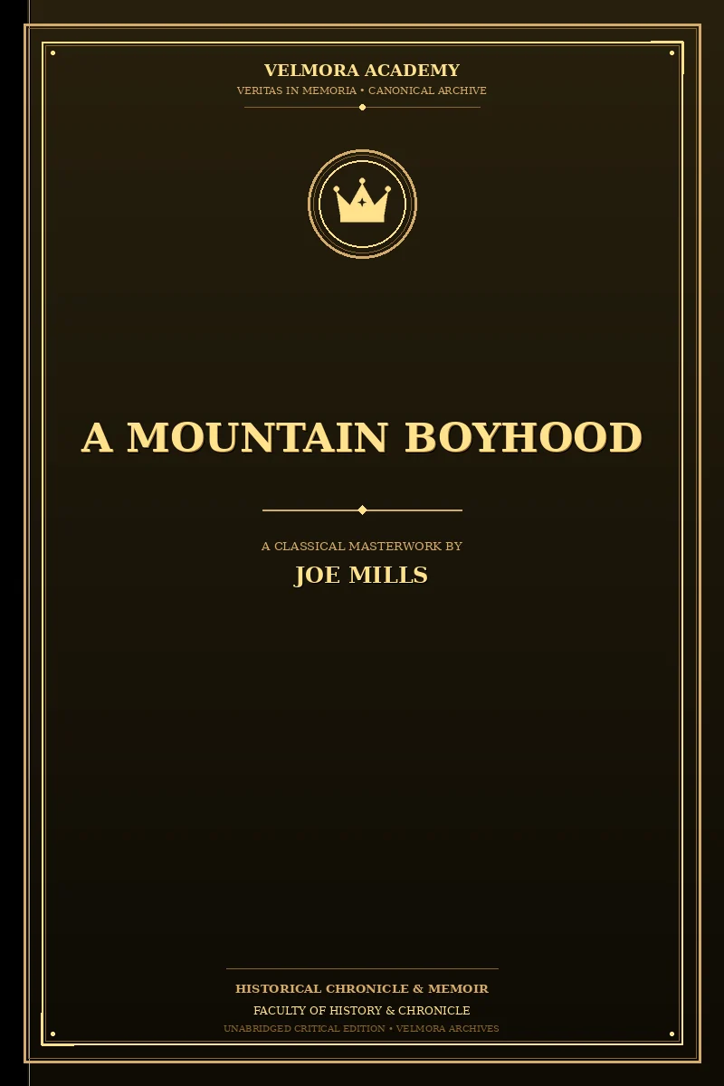 A Mountain Boyhood