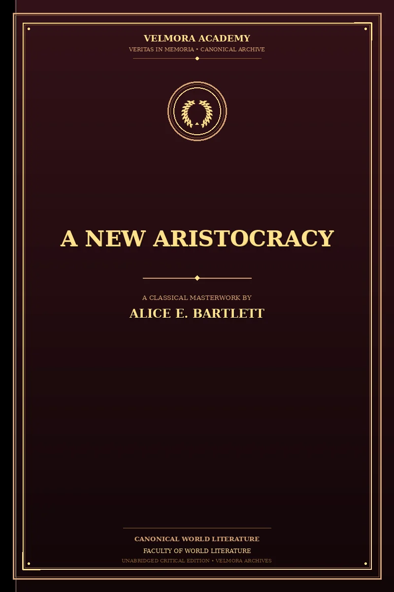 A New Aristocracy