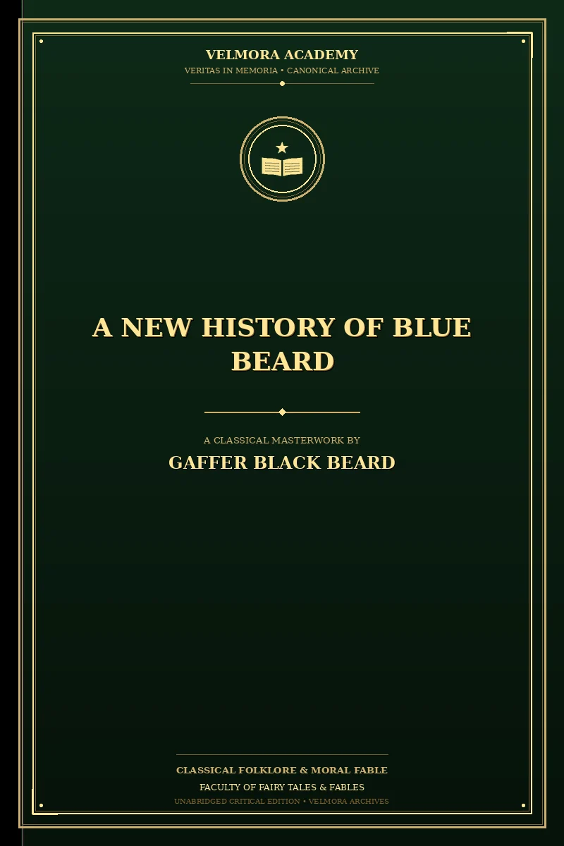 Cover of A New History of Blue Beard