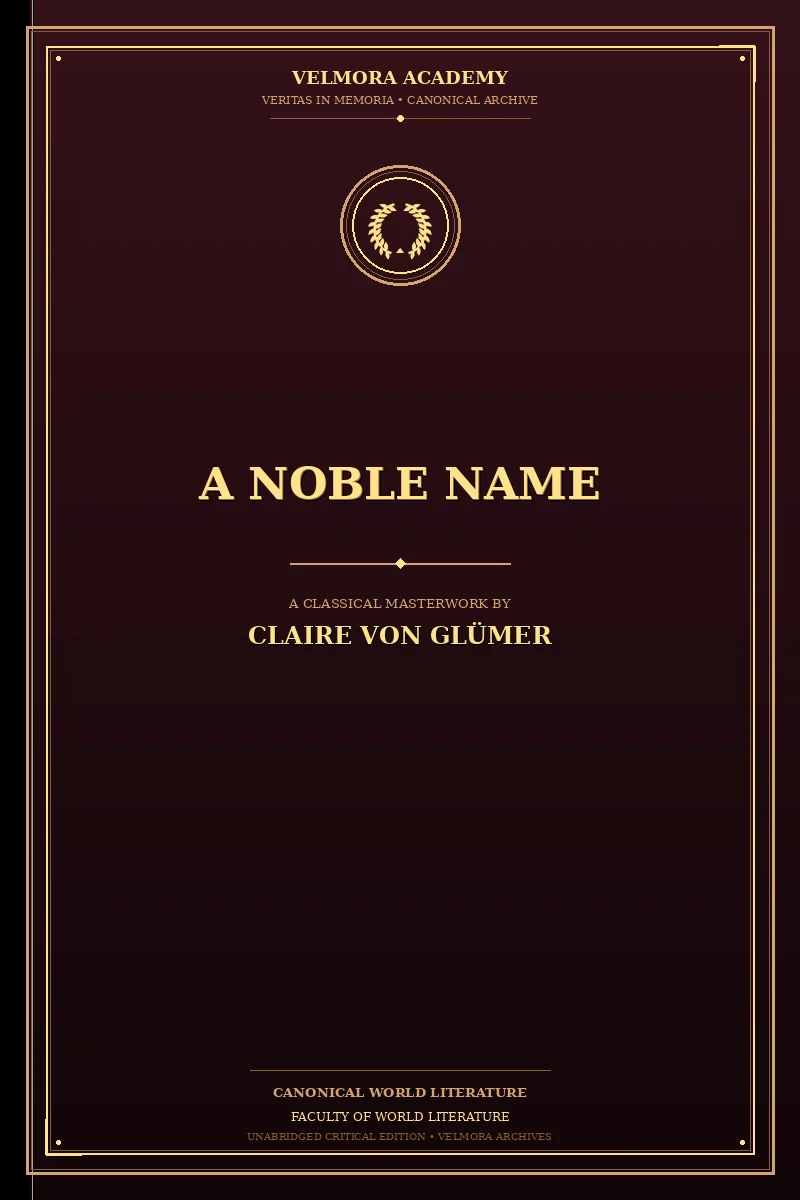 A Noble Name