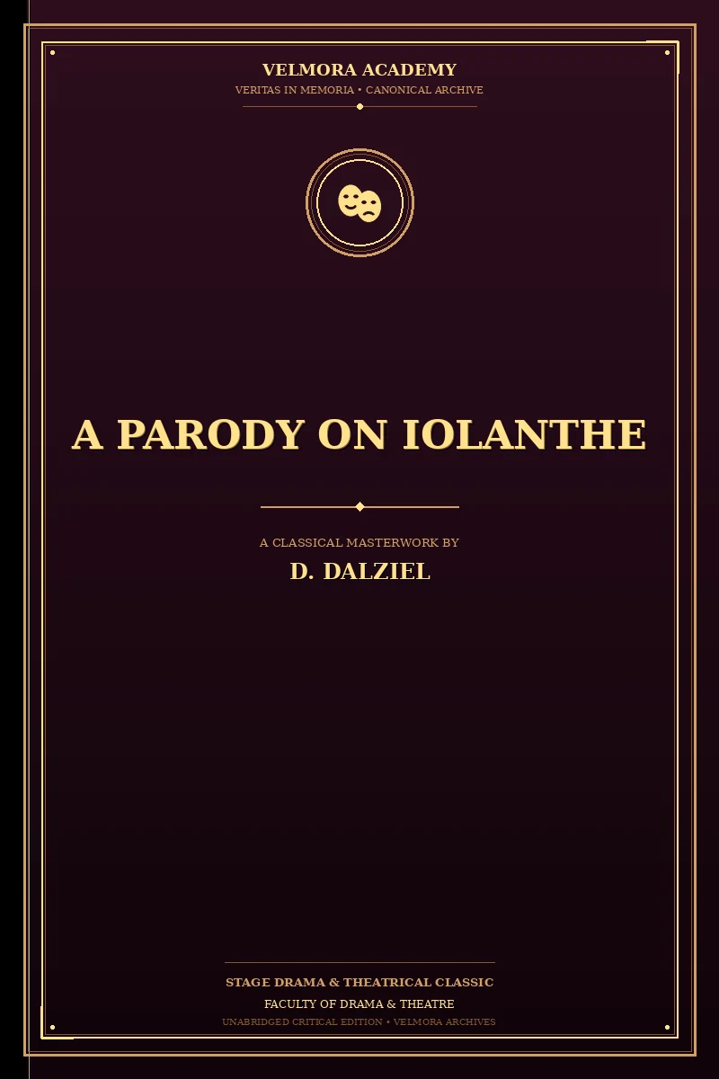 Cover of A Parody on Iolanthe