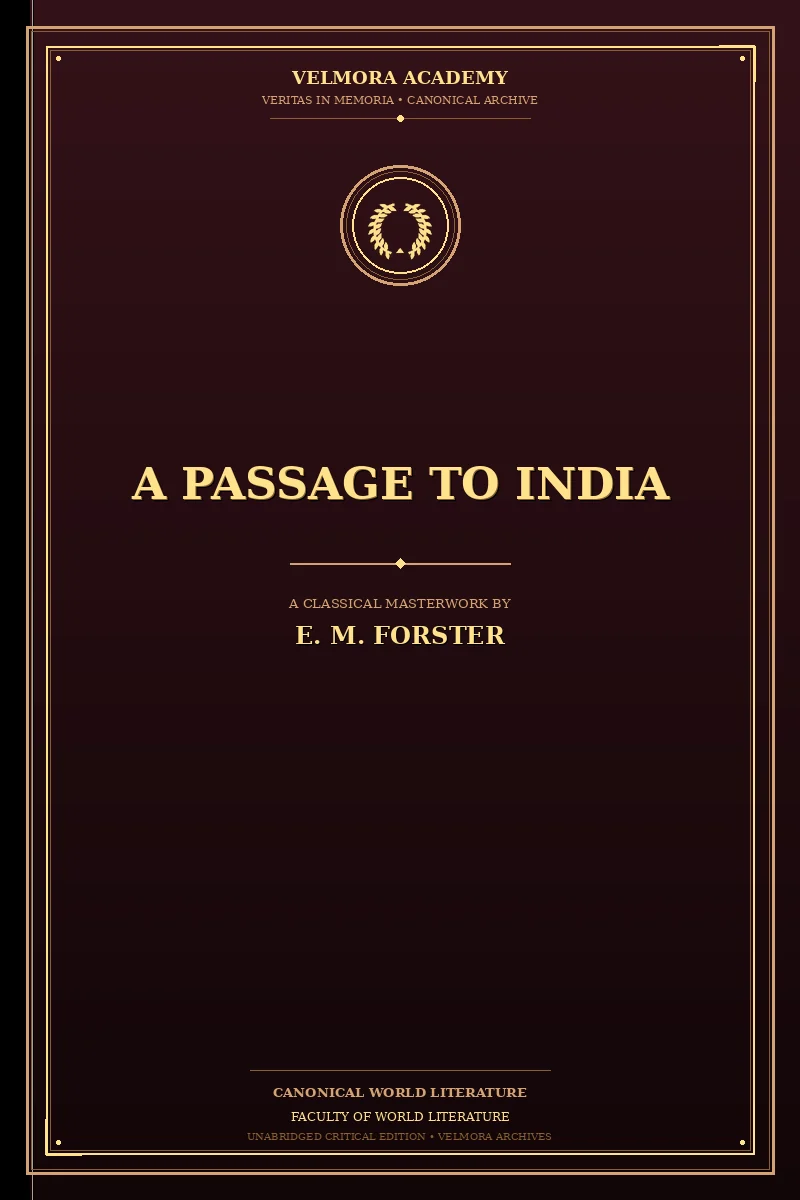 Cover of A Passage to India