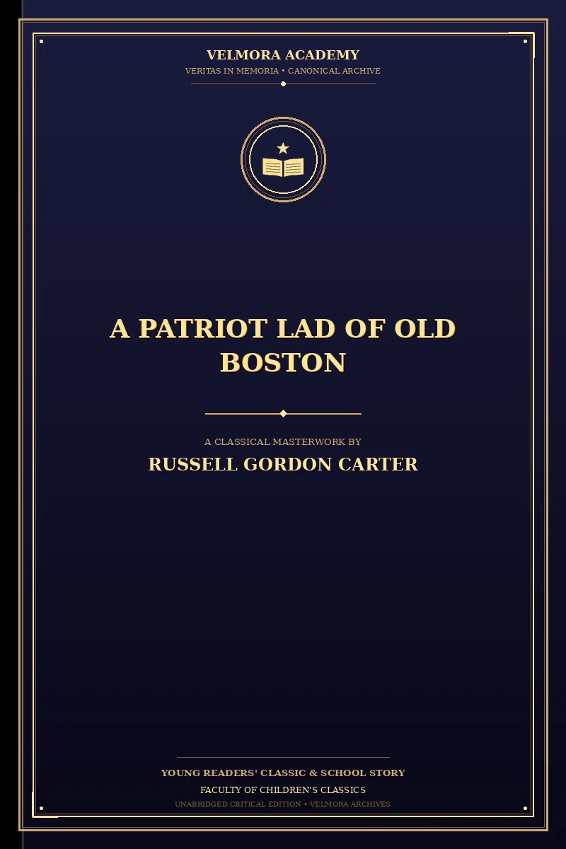 Cover of A patriot lad of old Boston
