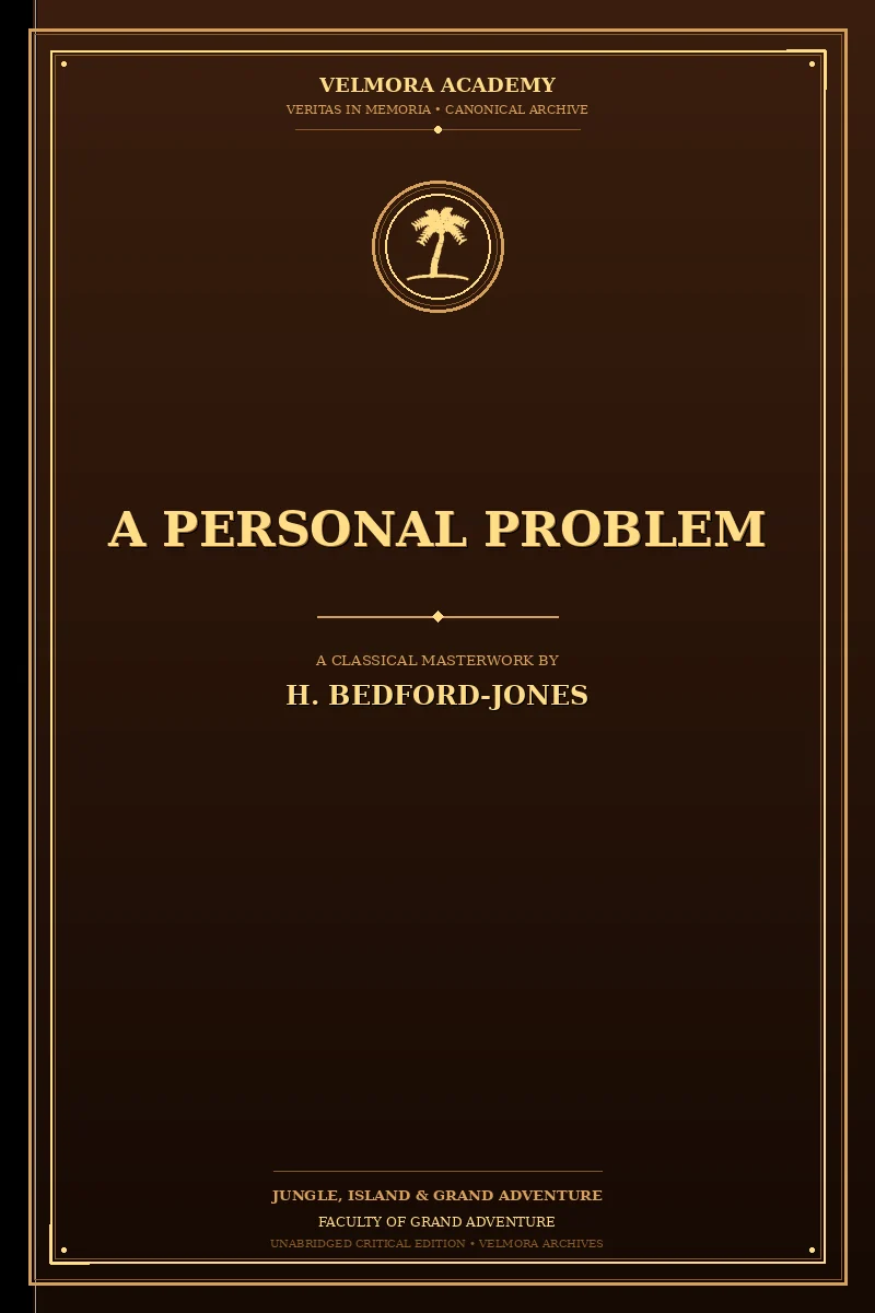 Cover of A Personal Problem