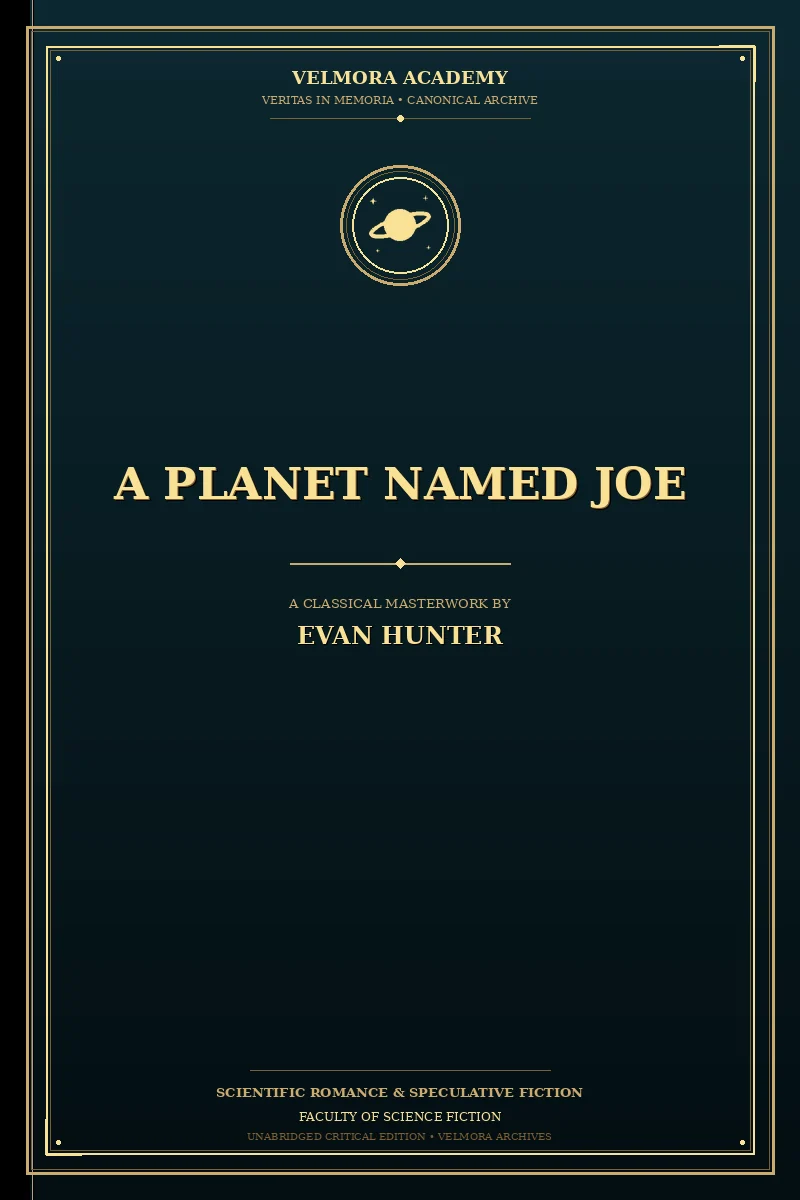 Cover of A Planet Named Joe