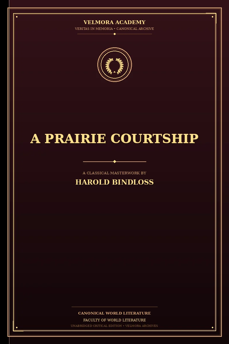 Cover of A Prairie Courtship