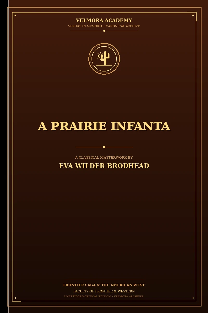 Cover of A Prairie Infanta