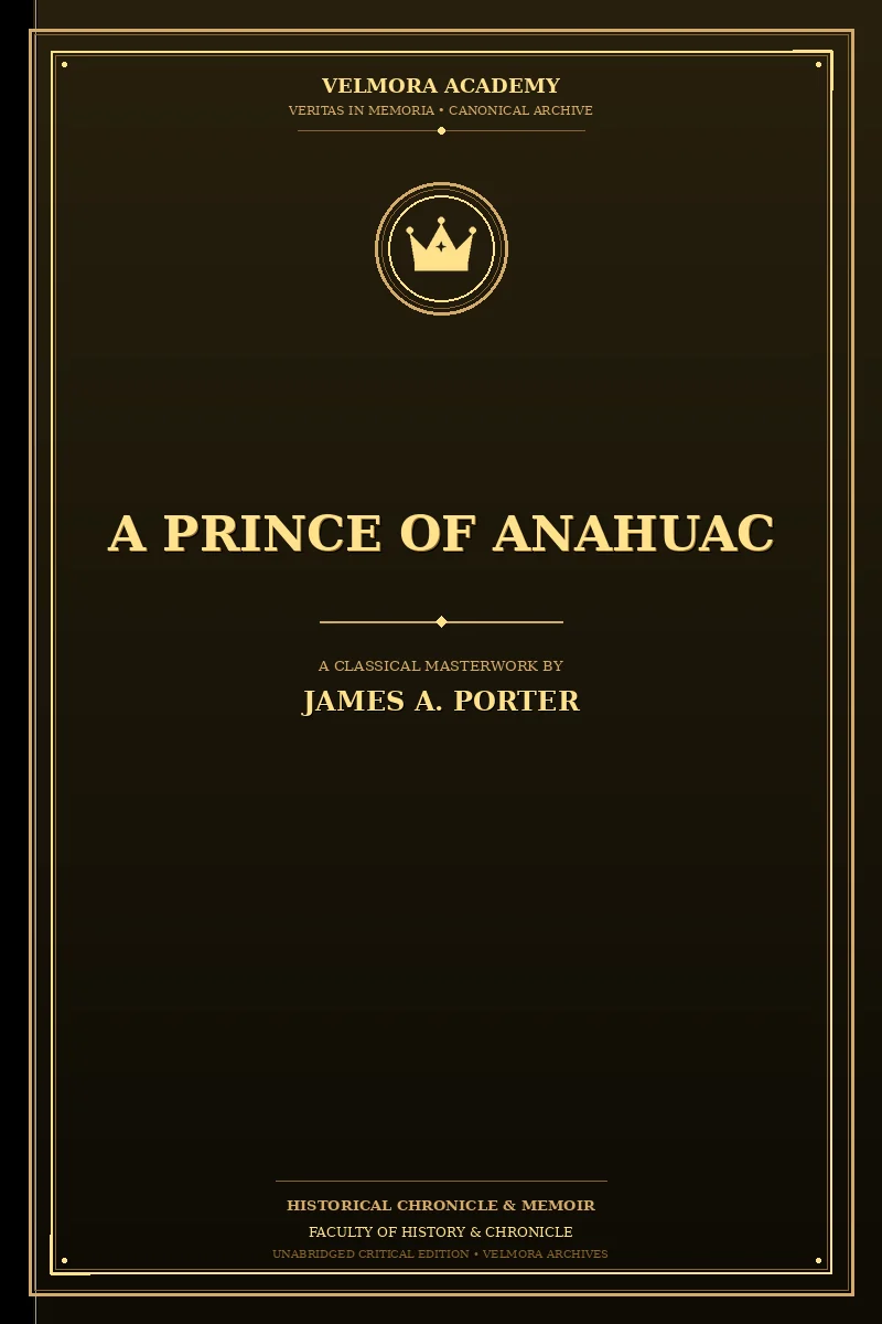 Cover of A Prince of Anahuac