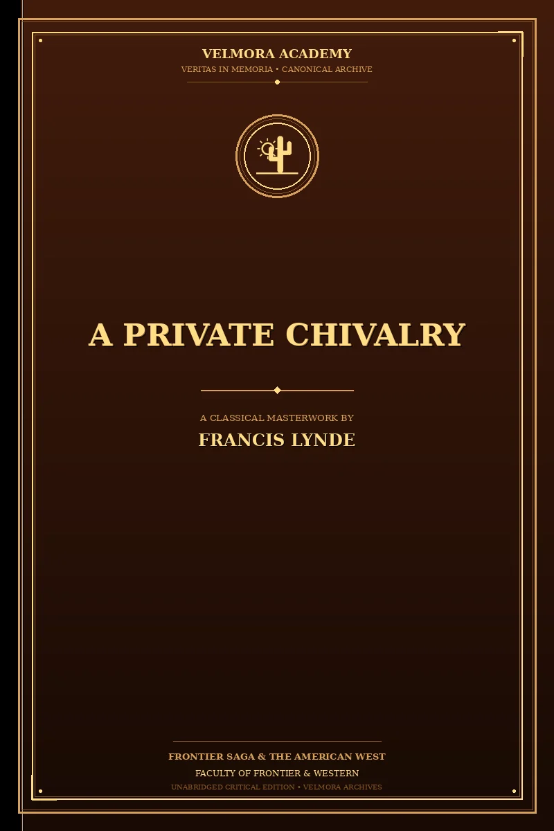Cover of A private chivalry