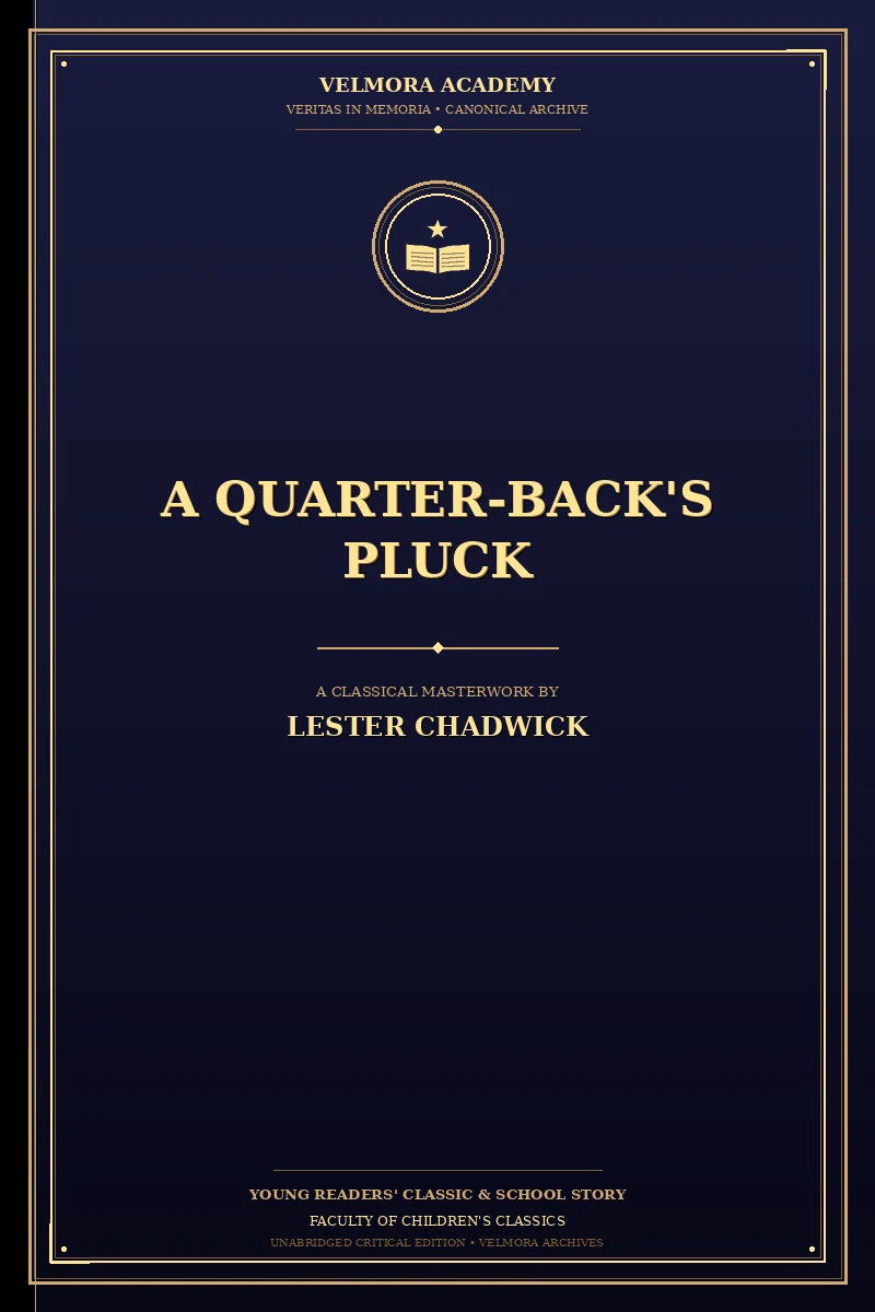 A Quarter-Back's Pluck