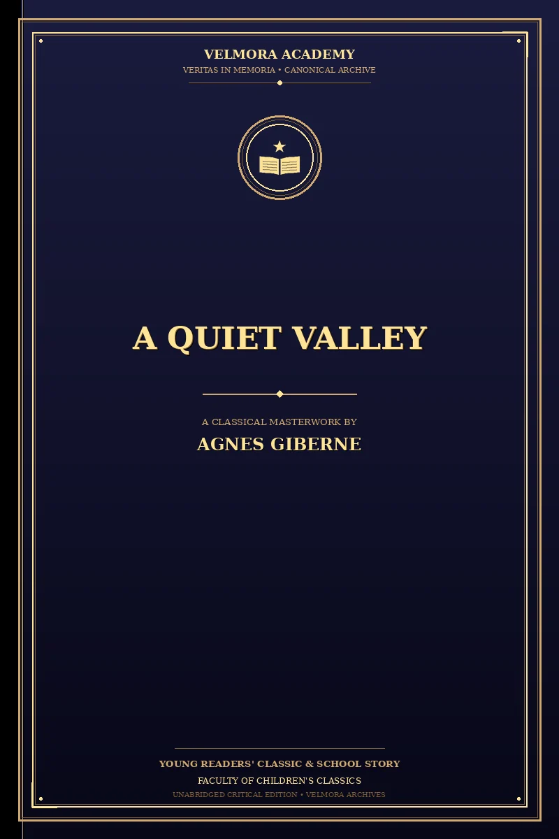 Cover of A quiet valley