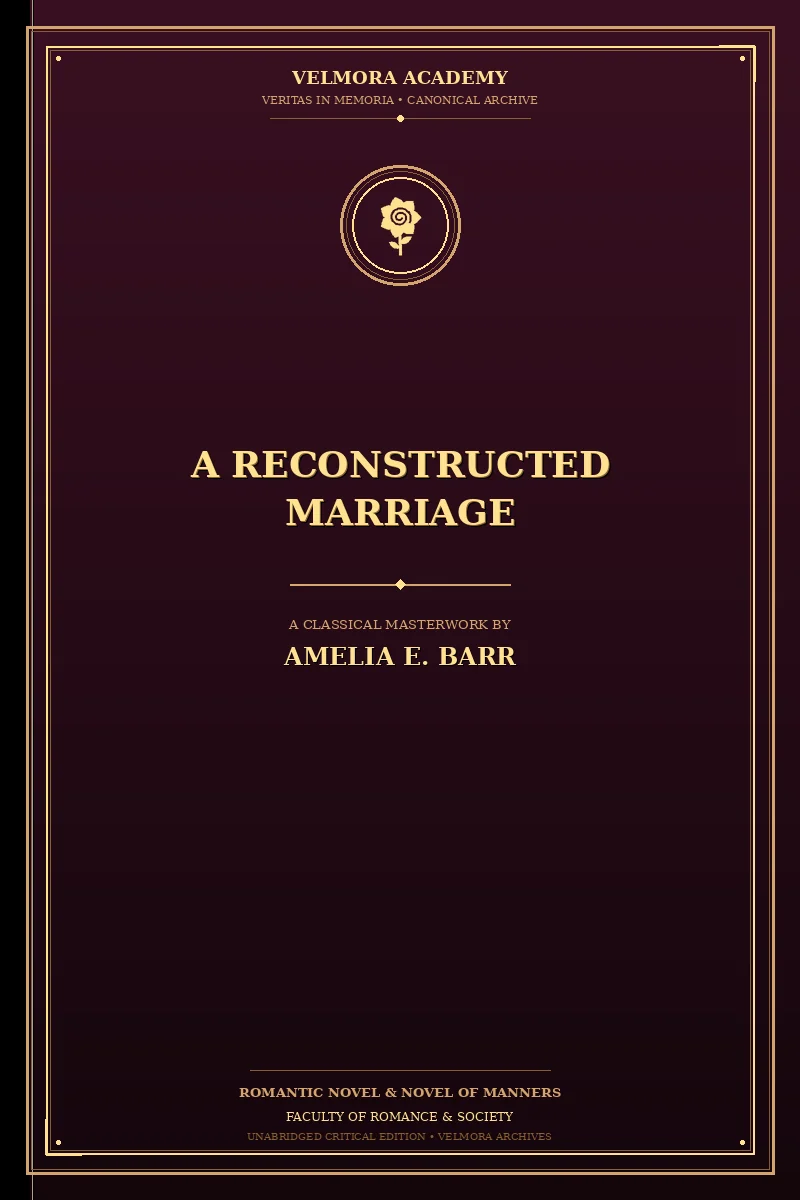 Cover of A Reconstructed Marriage