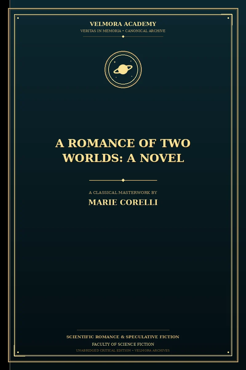 A Romance of Two Worlds: A Novel
