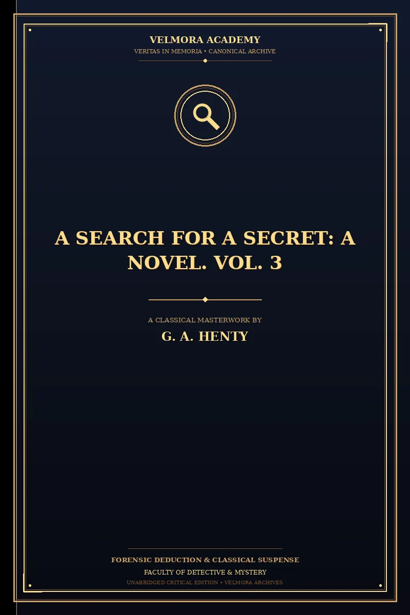Cover of A Search For A Secret: A Novel. Vol. 3