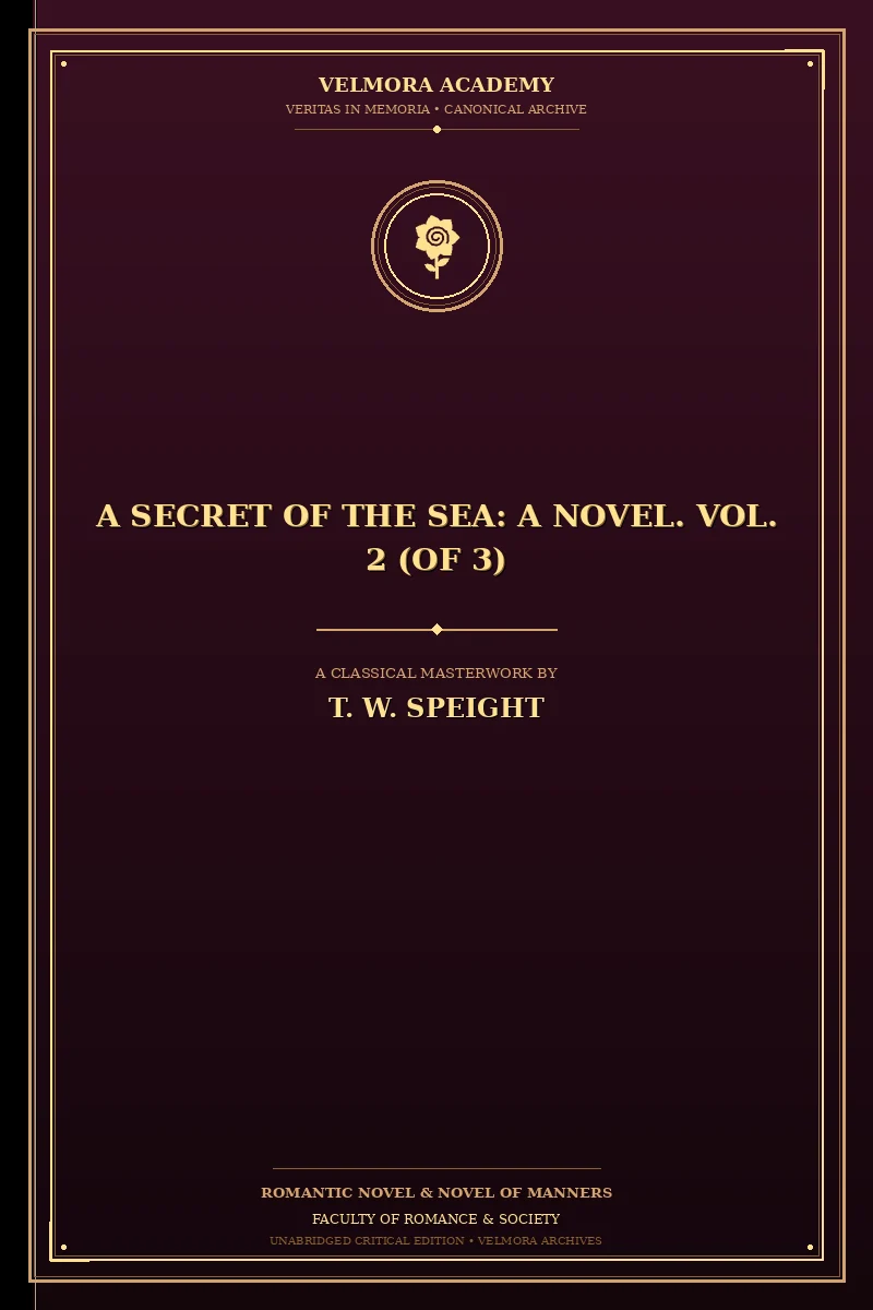 Cover of A Secret of the Sea: A Novel. Vol. 2 (of 3)