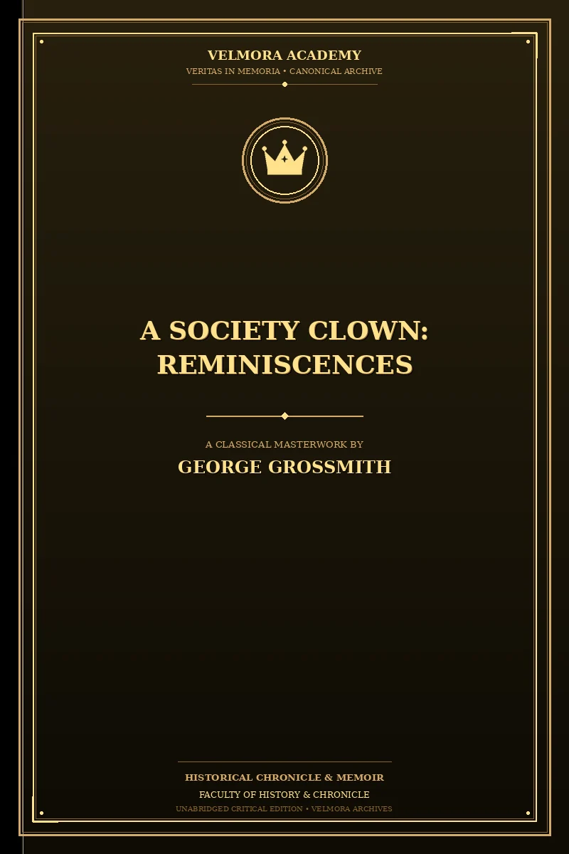 A Society Clown: Reminiscences