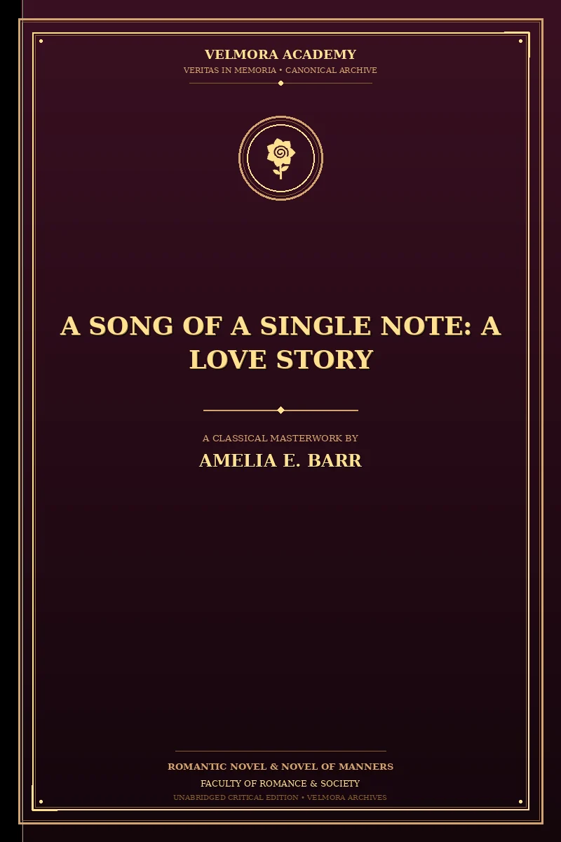 A Song of a Single Note: A Love Story