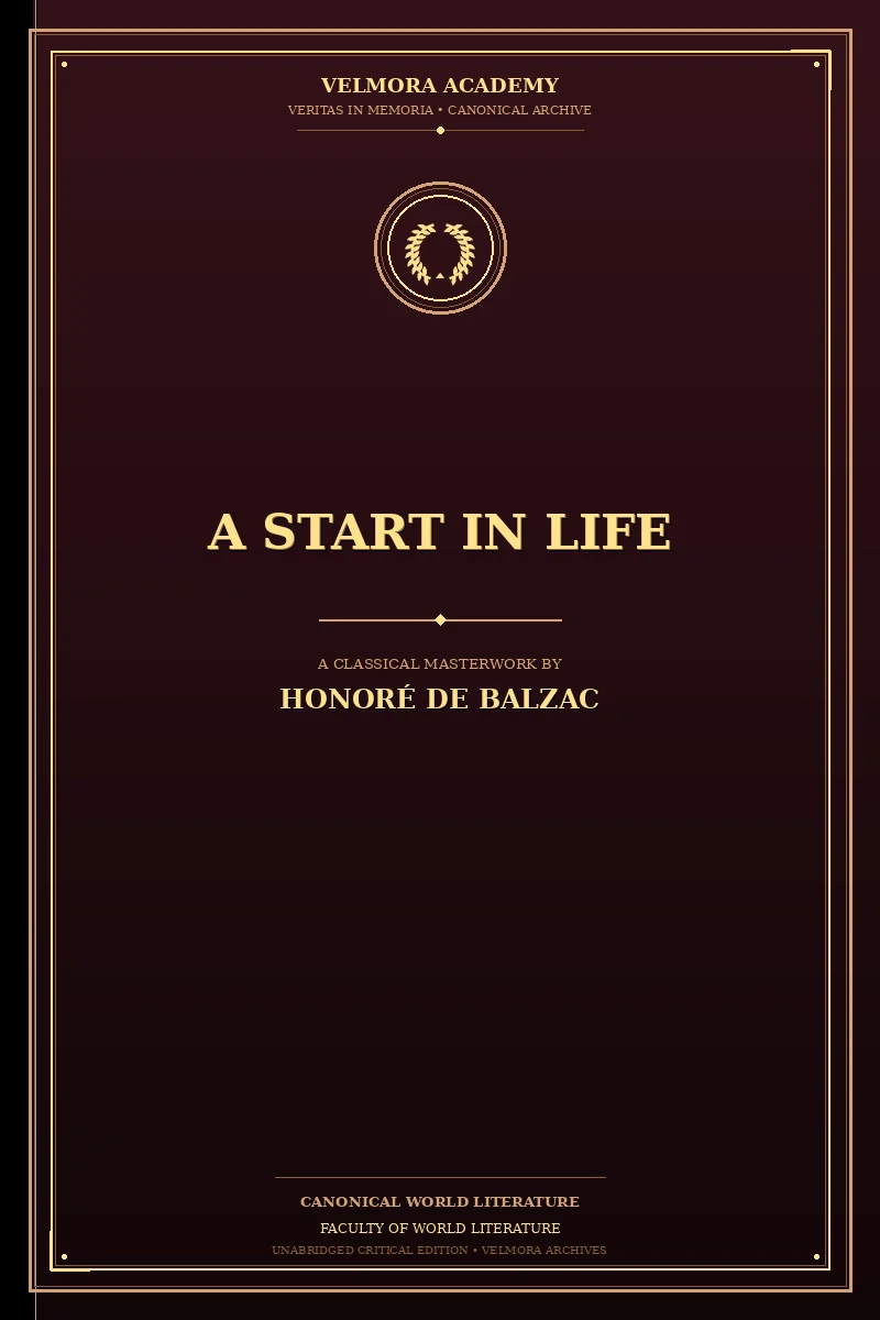 Cover of A Start in Life
