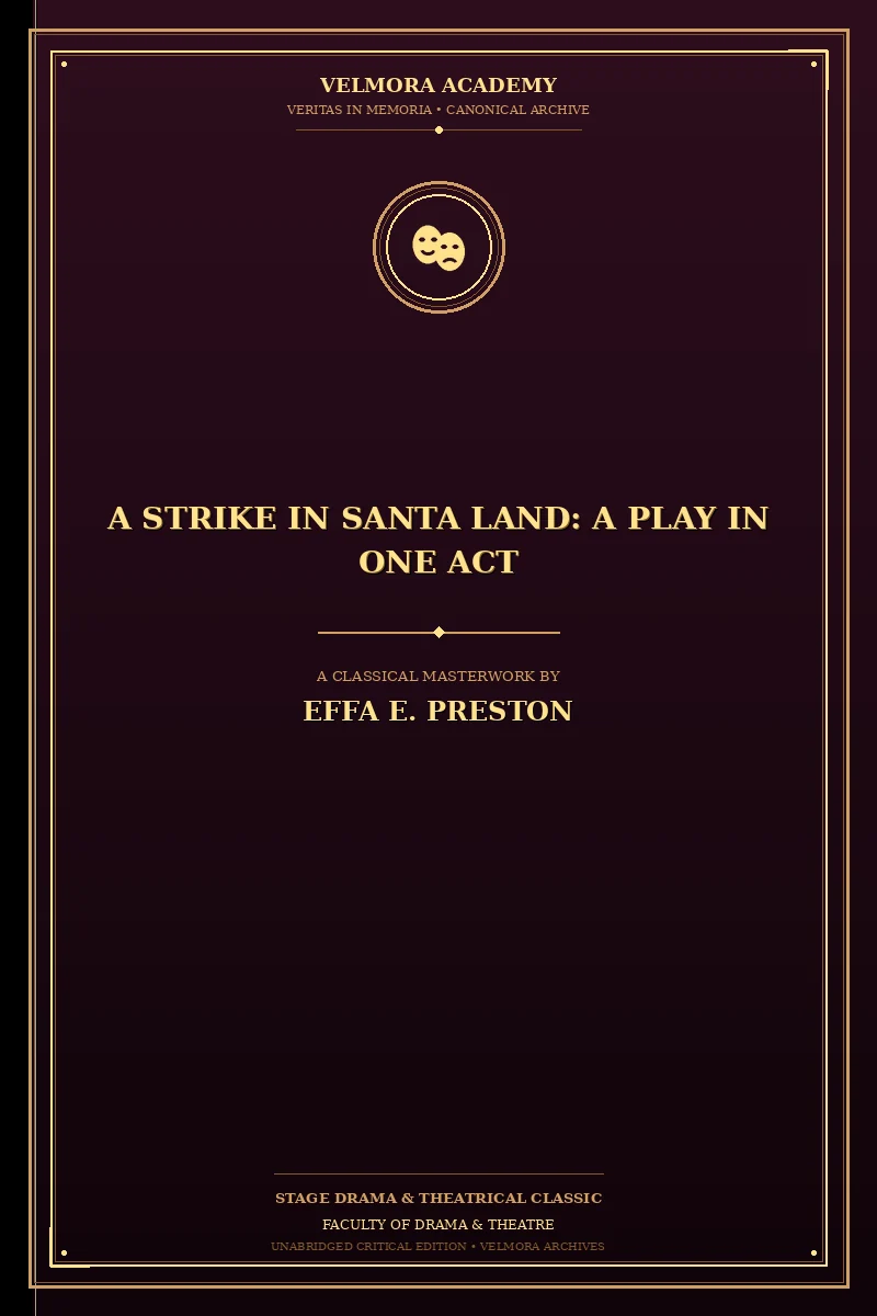 Cover of A Strike in Santa Land: A Play in One Act