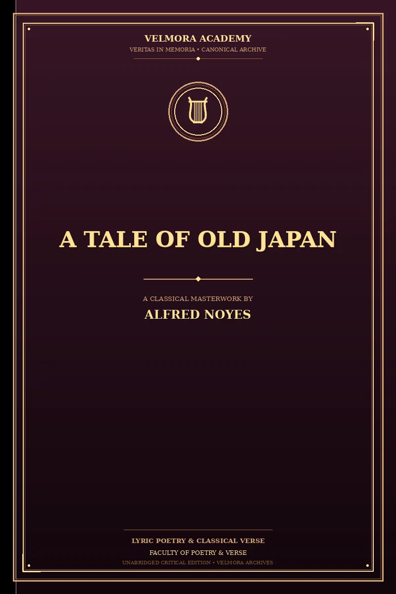 Cover of A Tale of Old Japan