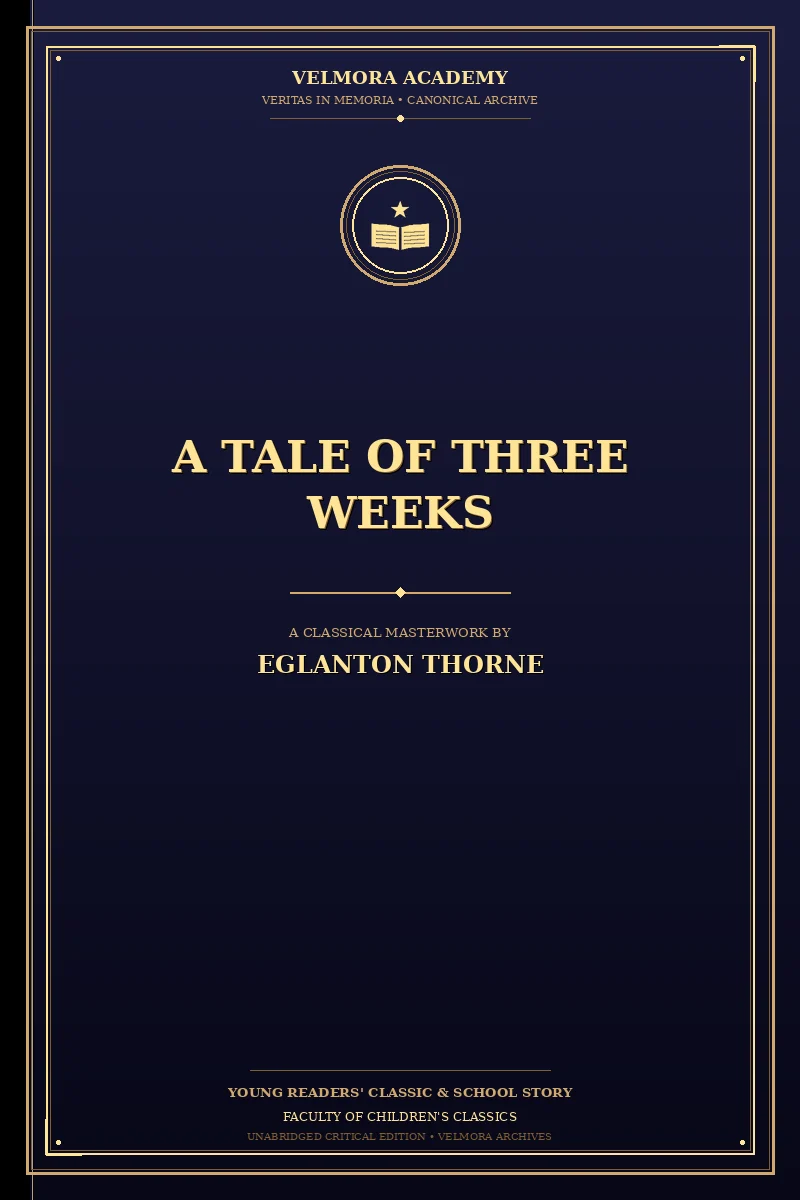 A tale of three weeks