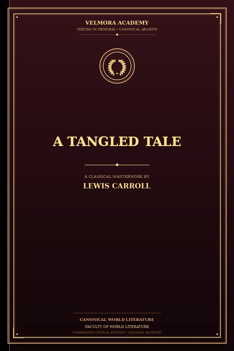 Cover of A Tangled Tale