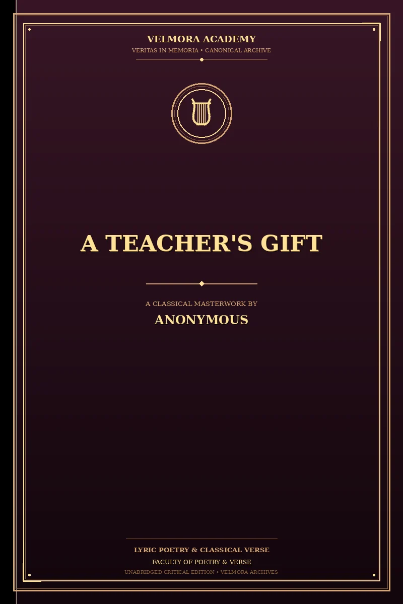 A teacher's gift