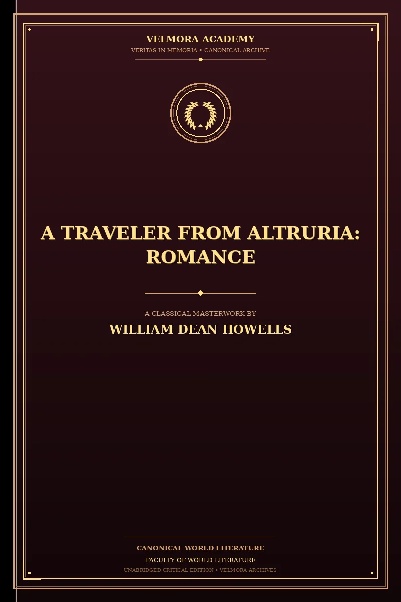 Cover of A Traveler from Altruria: Romance
