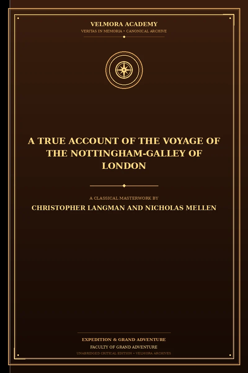 A True Account of the Voyage of the Nottingham-Galley of London