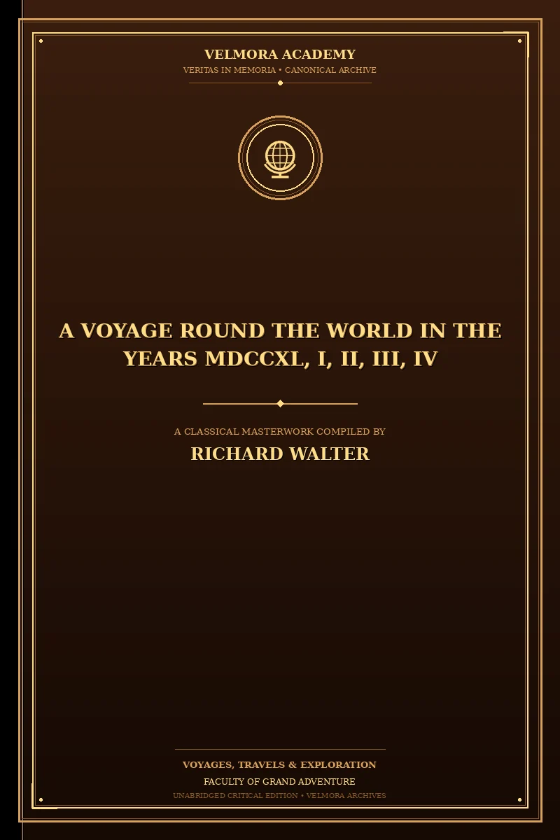 A Voyage Round the World in the Years MDCCXL, I, II, III, IV