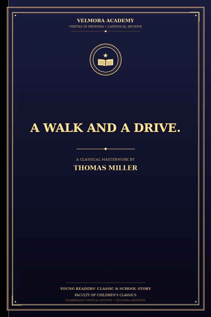 Cover of A Walk and a Drive.