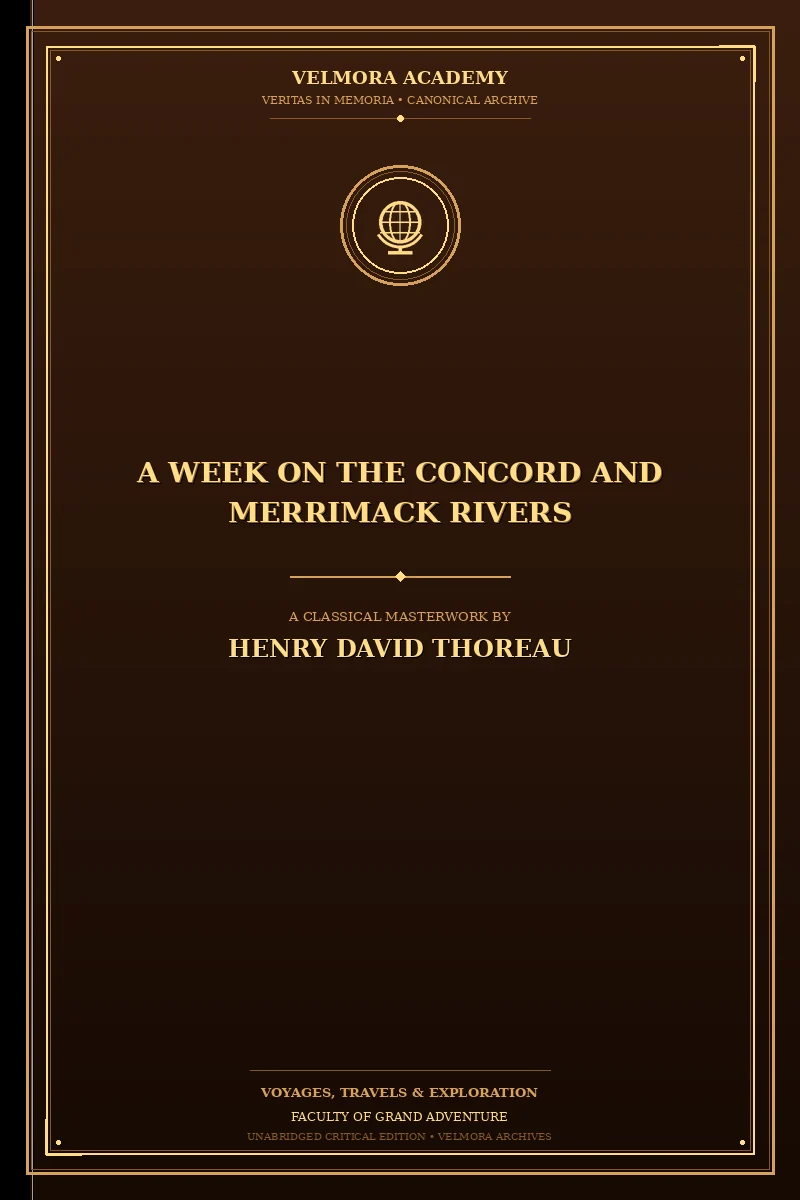 Cover of A Week on the Concord and Merrimack Rivers
