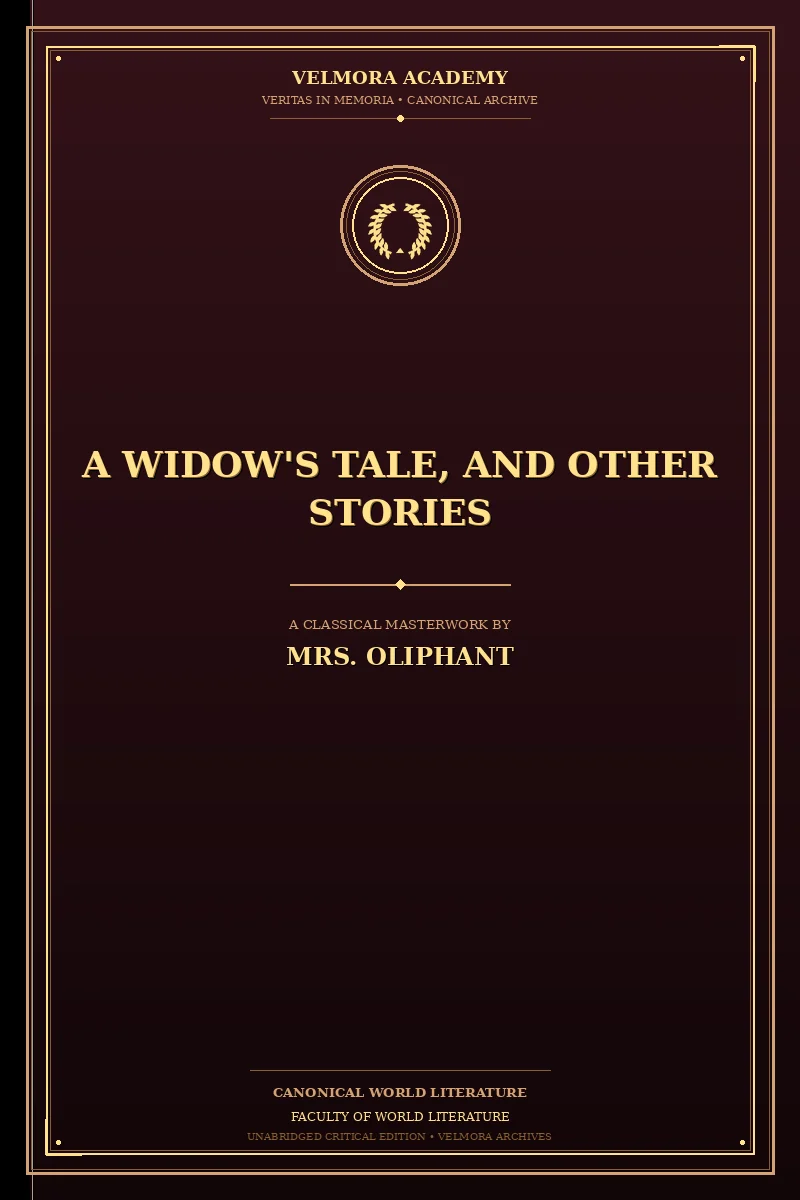 Cover of A Widow's Tale, and Other Stories
