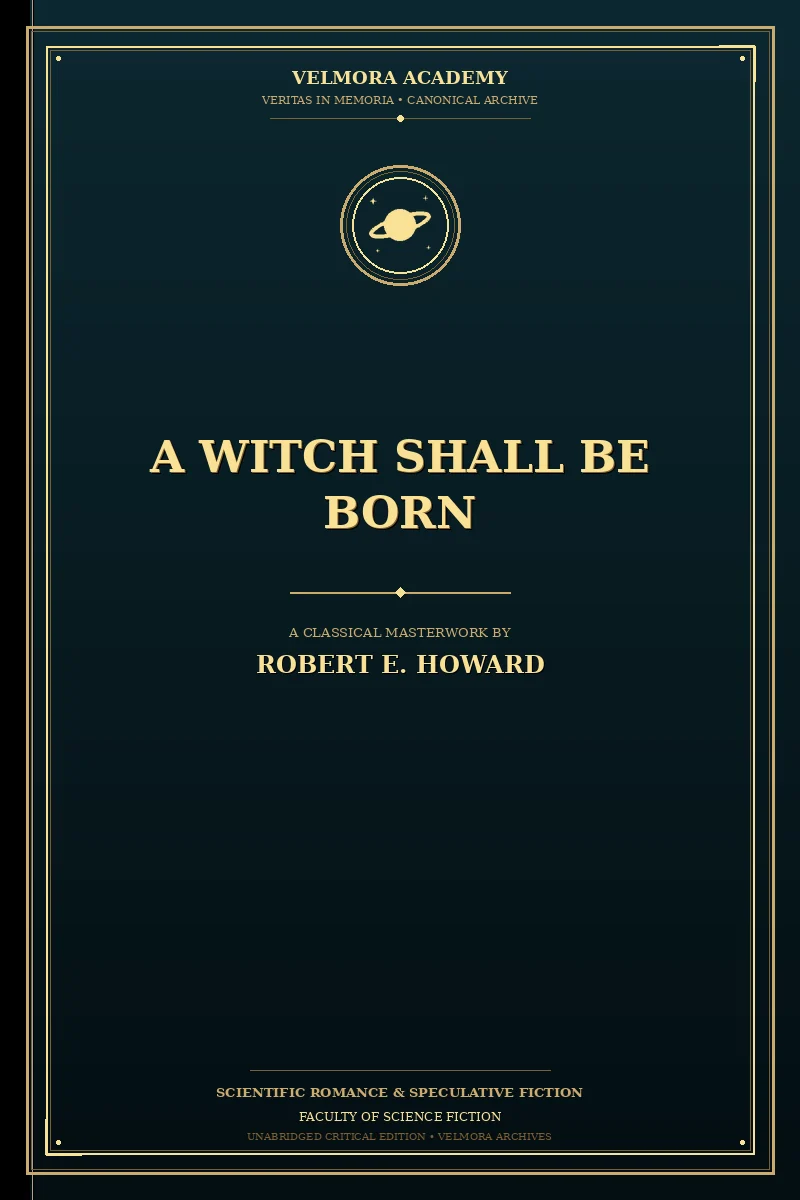 Cover of A Witch Shall Be Born