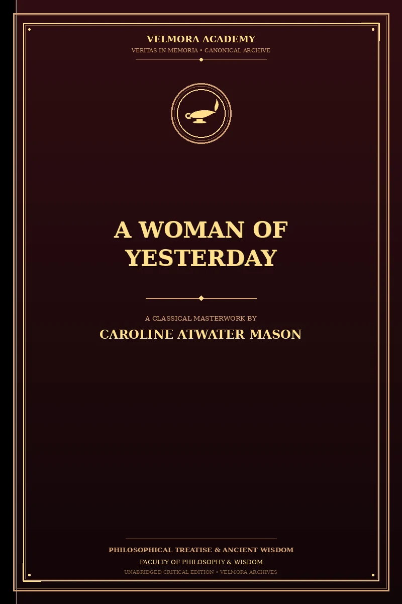 A Woman of Yesterday