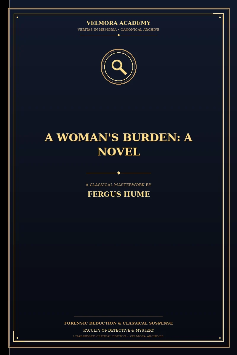 A Woman's Burden: A Novel