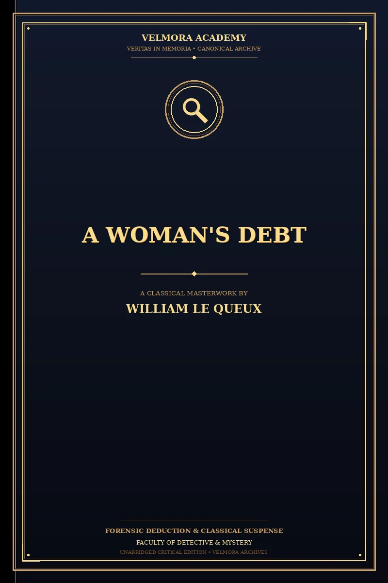 A woman's debt