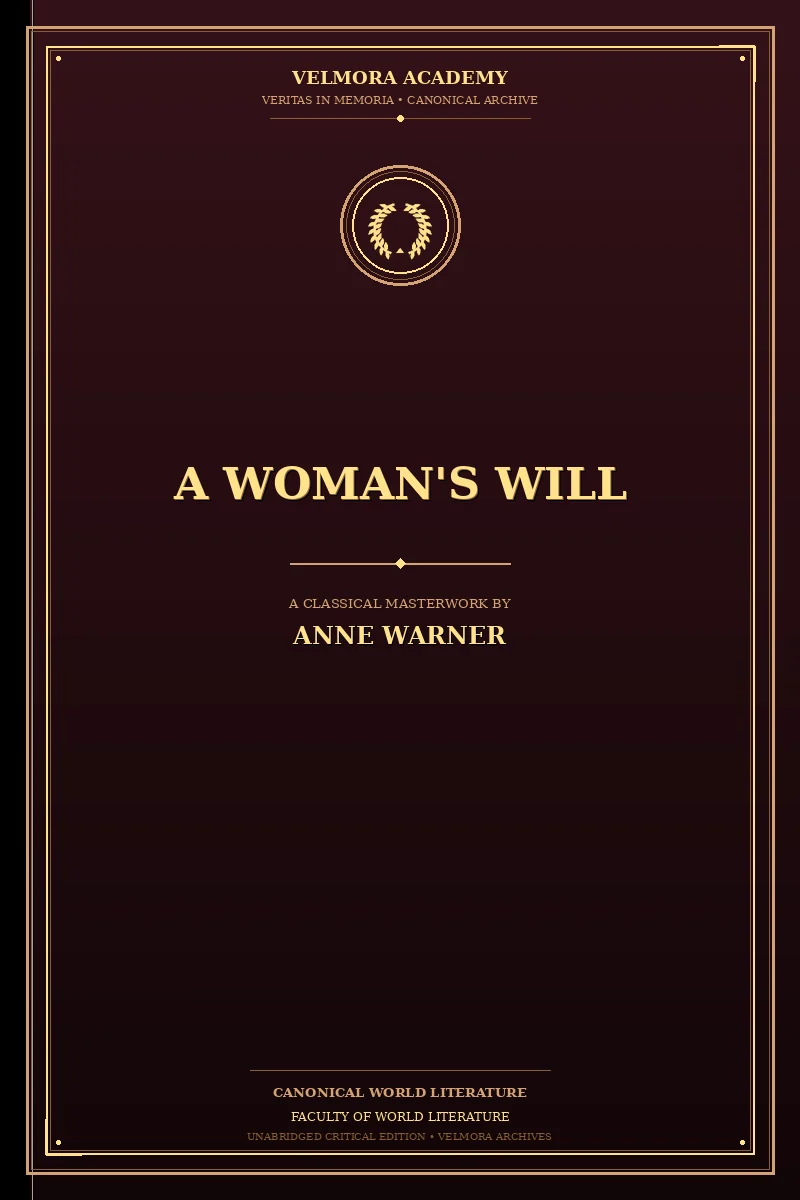 A Woman's Will