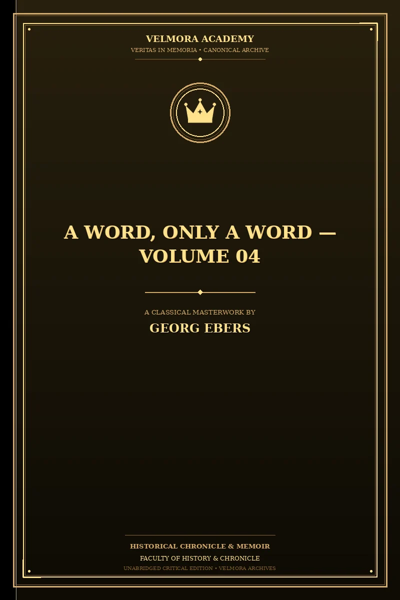 Cover of A Word, Only a Word — Volume 04