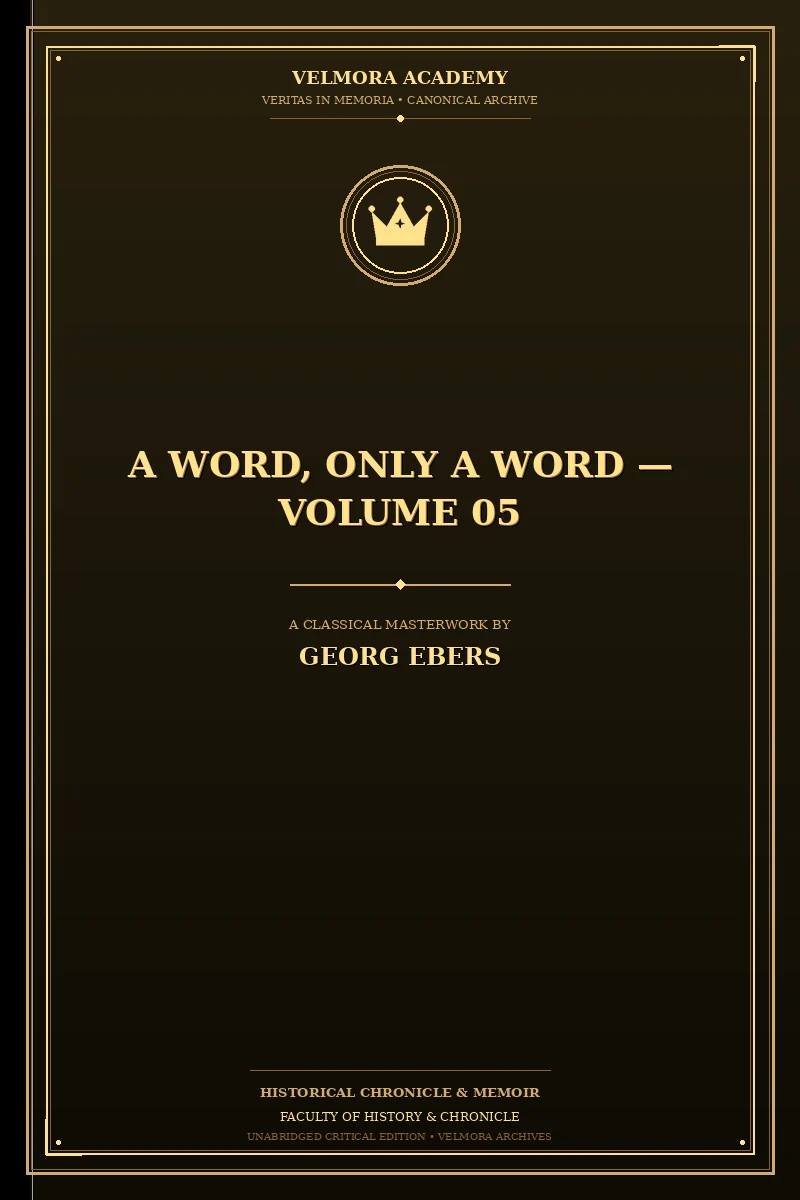Cover of A Word, Only a Word — Volume 05