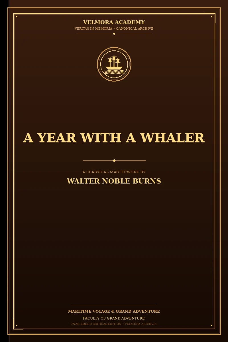 Cover of A Year with a Whaler