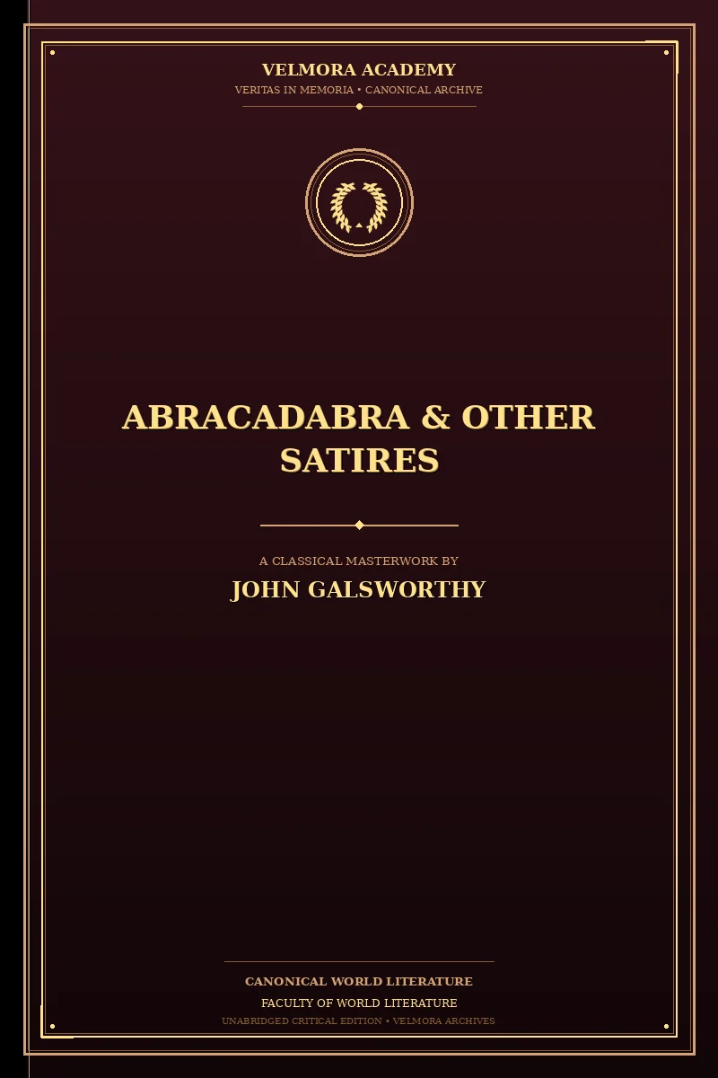 Cover of Abracadabra & other satires