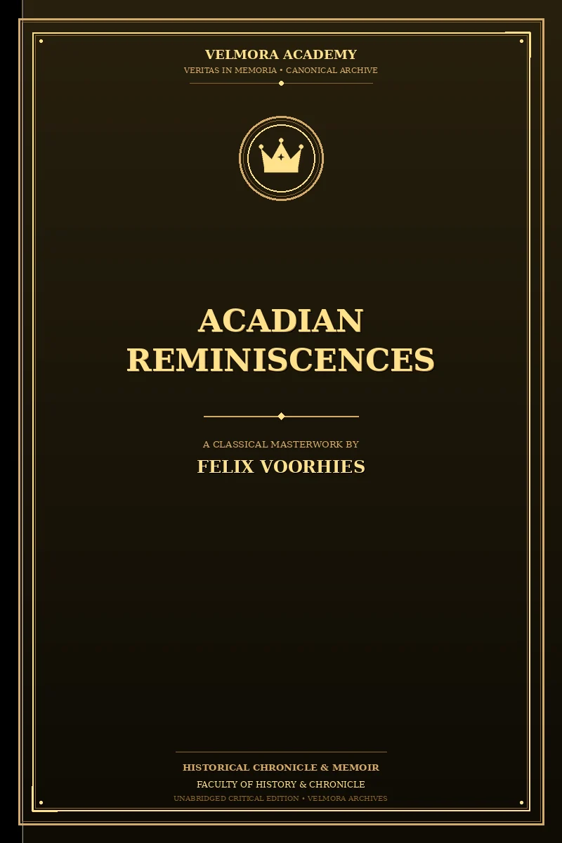 Cover of Acadian Reminiscences