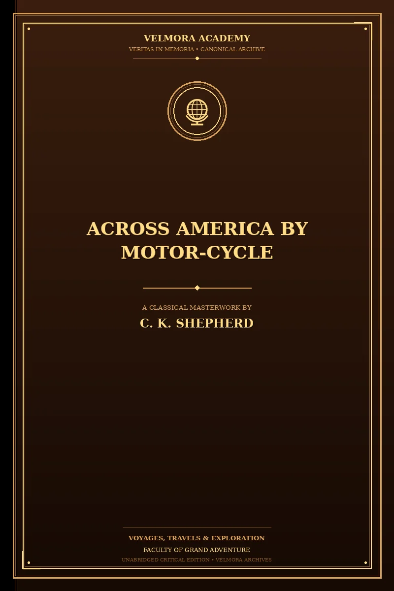 Across America by Motor-Cycle