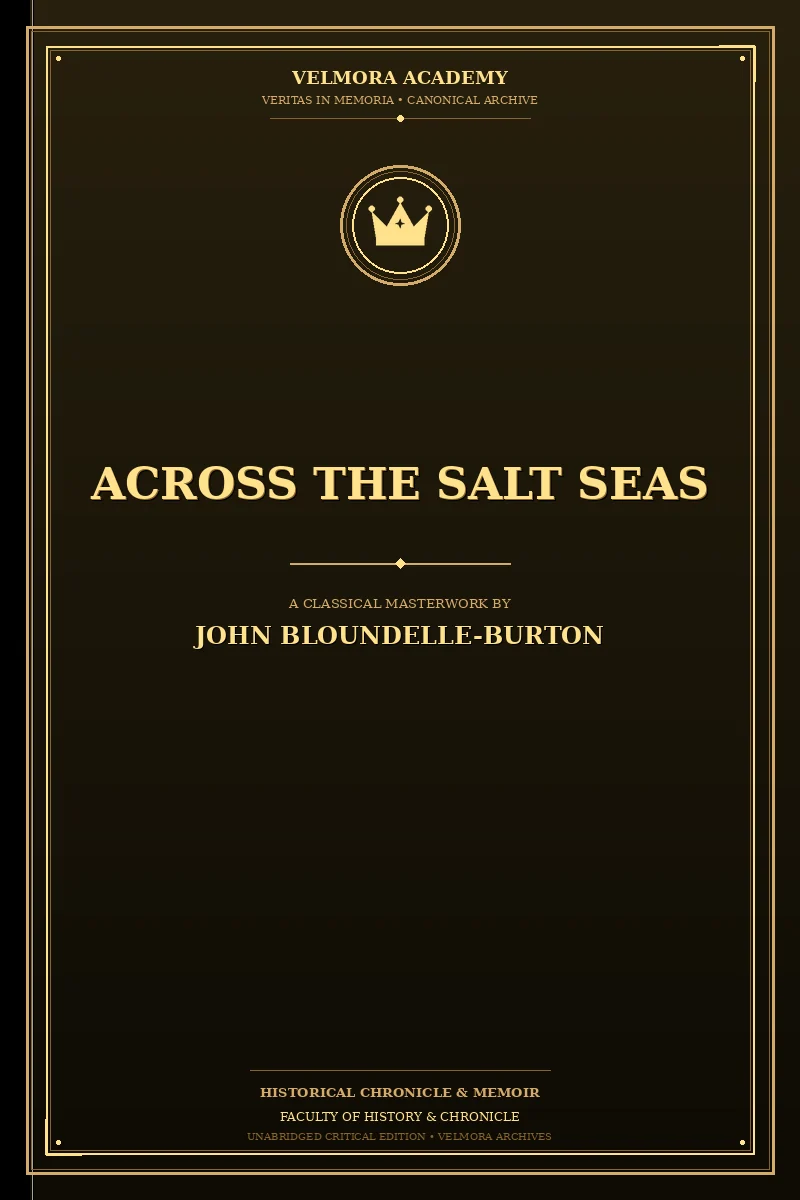 Across the Salt Seas
